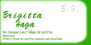 brigitta haga business card